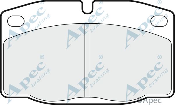 APEC BRAKING Piduriklotsi komplekt,ketaspidur PAD428